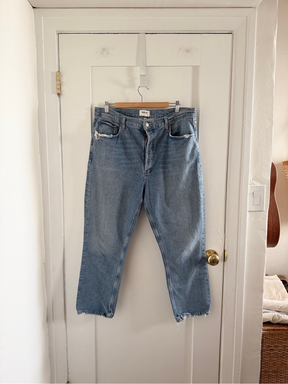 Agolde Riley High Rise Crop Jeans - Picture 6 of 11